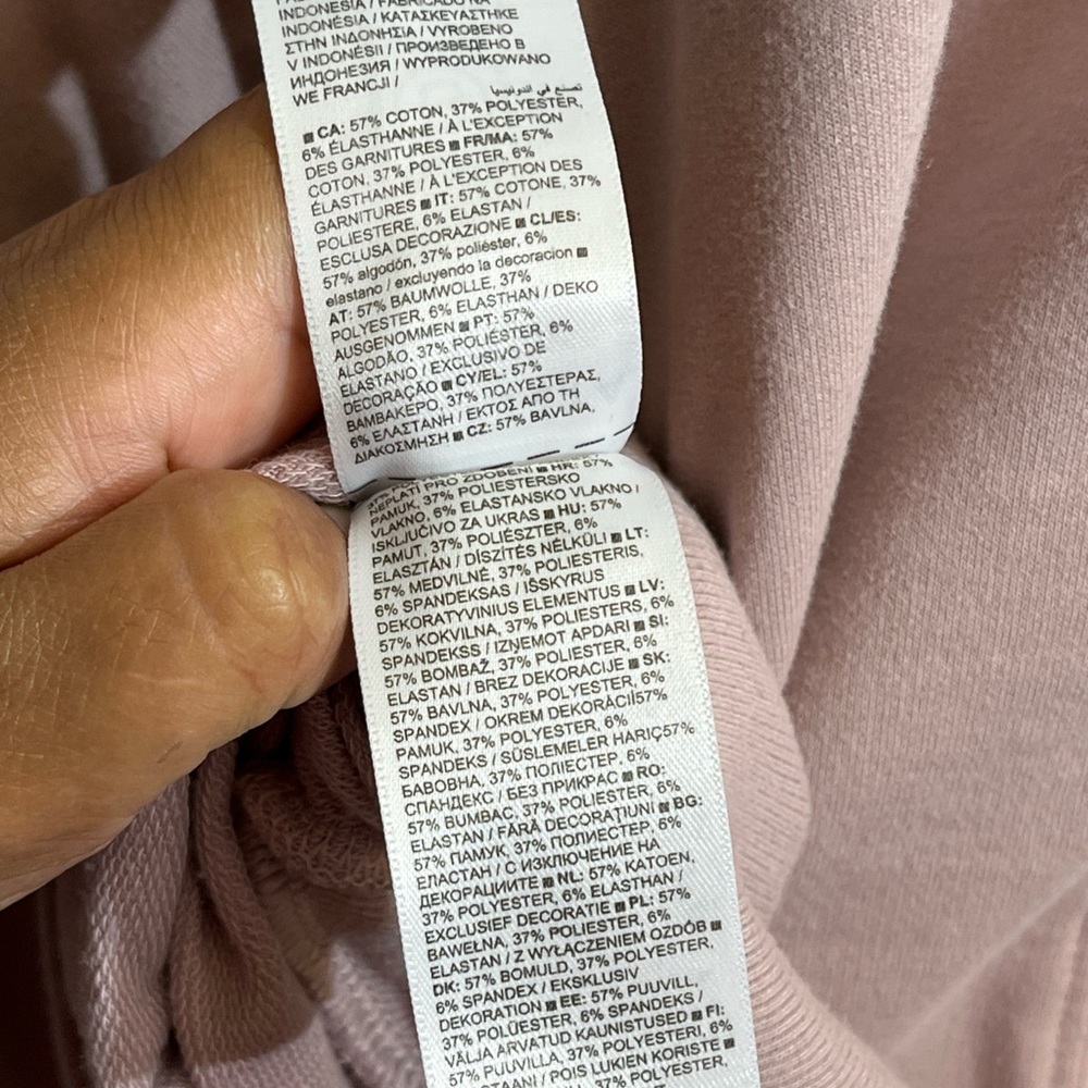 ATHLETA Retroterry Crewneck Sweatshirt in Smoked Mauve Pink Womens Size XL - Picture 5 of 5